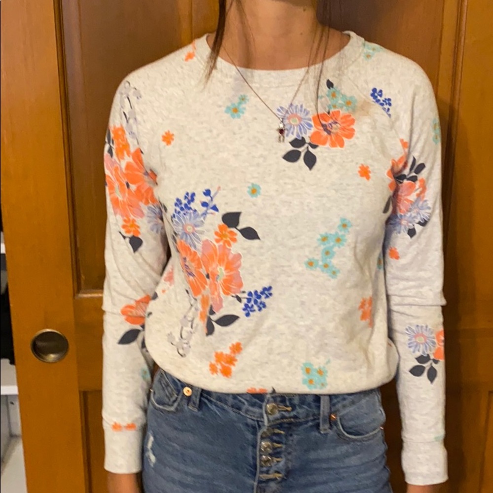 OLD NAVY flower sweater